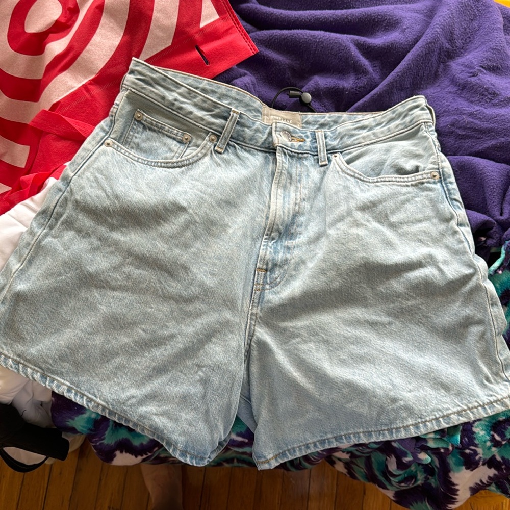 Everlane A-Line Denim Short